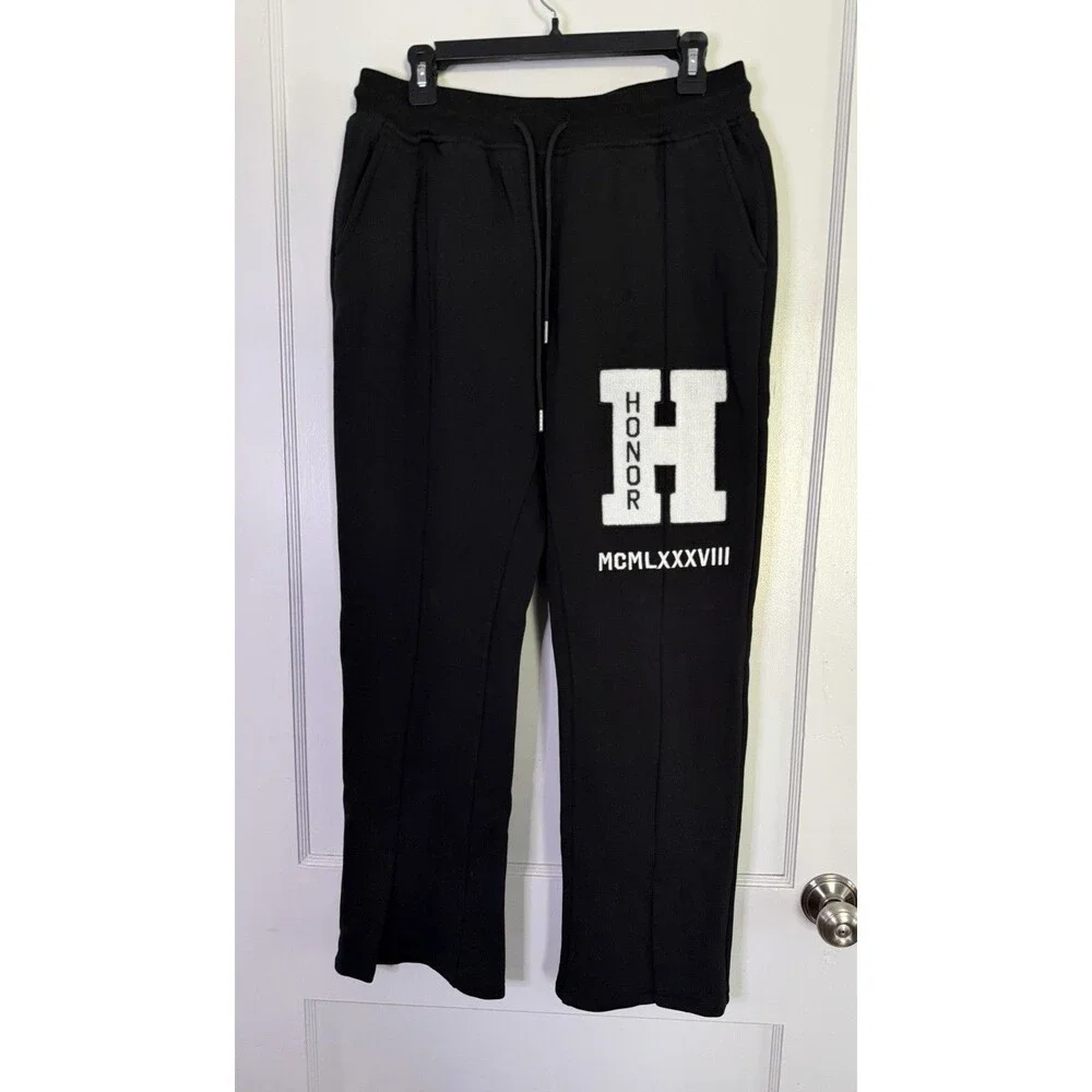 Honor The Gift Sweatsuit Set Men's Medium Black H Honor MCM LXXXVIII 2PC